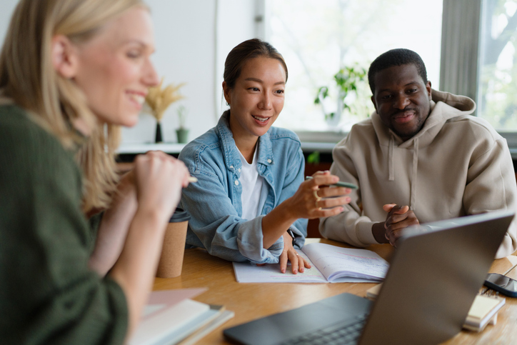 diverse students in divorce mediation training